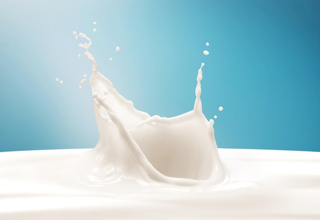 Opspattende melk