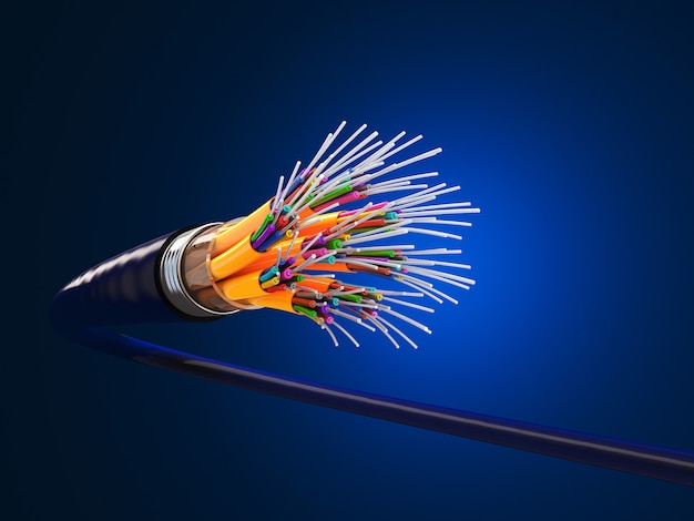 Optical 3d fiber