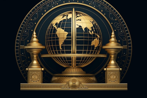 Photo opulent_artdeco_globe_sophistication