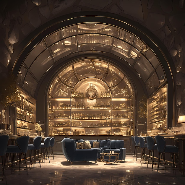 Opulent Bar Wine Cellar Luxury