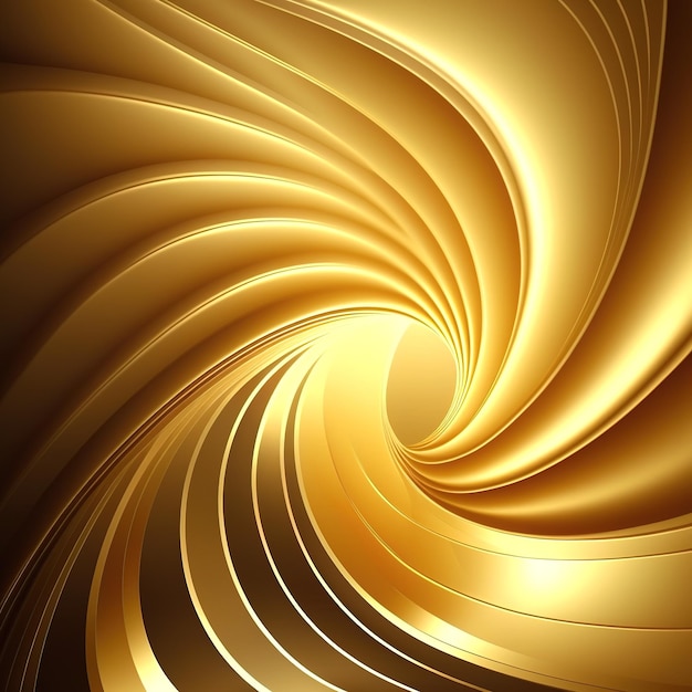 Opulent Golden Ripples