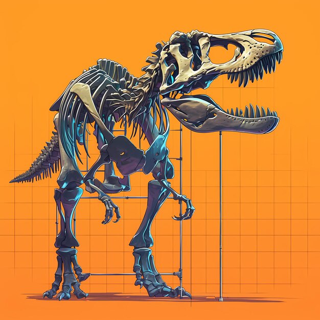 Opvallend Majungasaurus Skeleton Adobe Stock