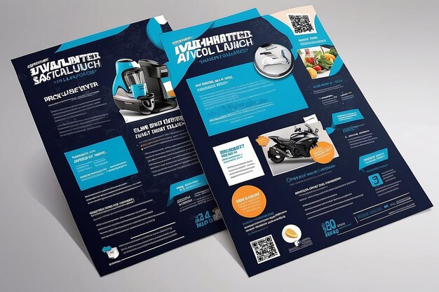 Opwindende product lancering flyer