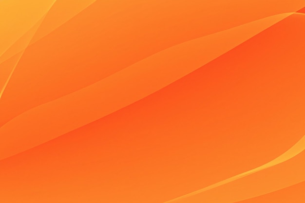 Photo the orange abstract background of smooth lines wallpaper