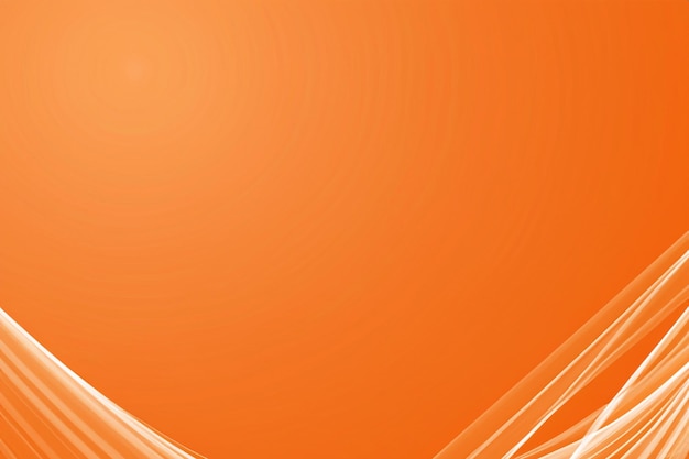 the orange abstract background of smooth lines