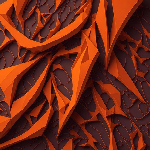 Orange Abstract Background