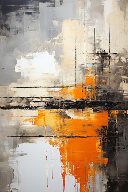 orange abstract sunset body deep grey colors transmittal tones white golden ruined thick layers