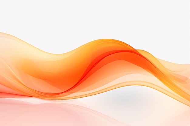 Photo orange background dynamic curve annual meeting golden main vision gradient abstract ppt background