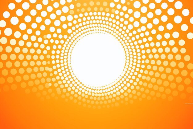 Orange background with halftone