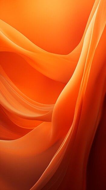 An orange background with a smooth generative ai