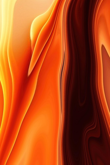 Orange background with a wavy pattern