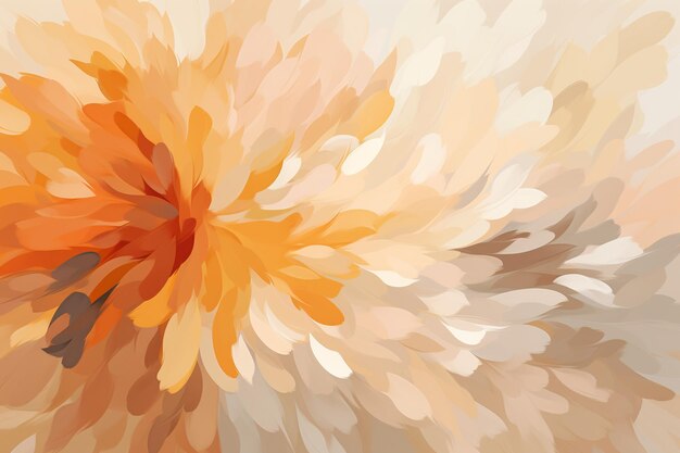 Orange and beige color burst background