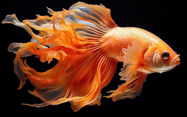 Orange Betta Fish