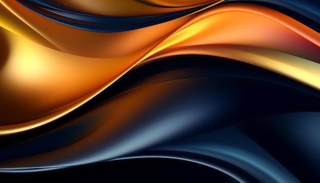 Orange and black background with a black background