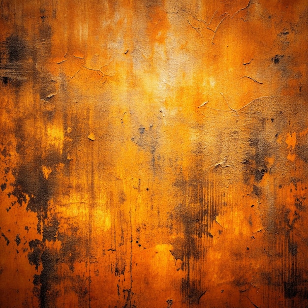 orange and black grunge wall textured background
