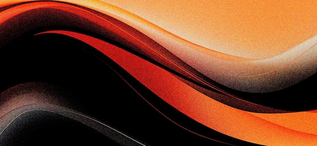 orange black wavy gradient background with grain and noise texture for header poster banner backdrop