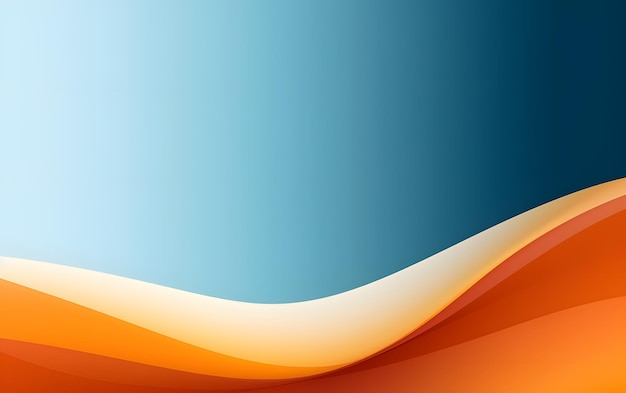 Orange and blue background with a blue background