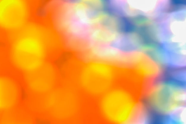 Orange blue blur bokeh background, wallpaper