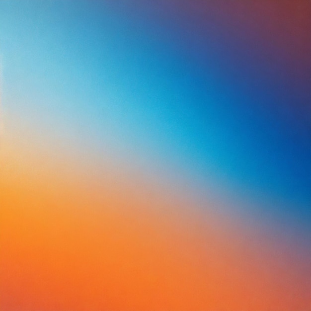 Foto orange blu vibrante gradiente di colore sfondo effetto di texture granulosa web banner design