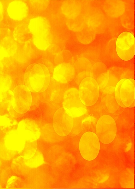 Orange bokeh background for seasonal holidays event and celebrations