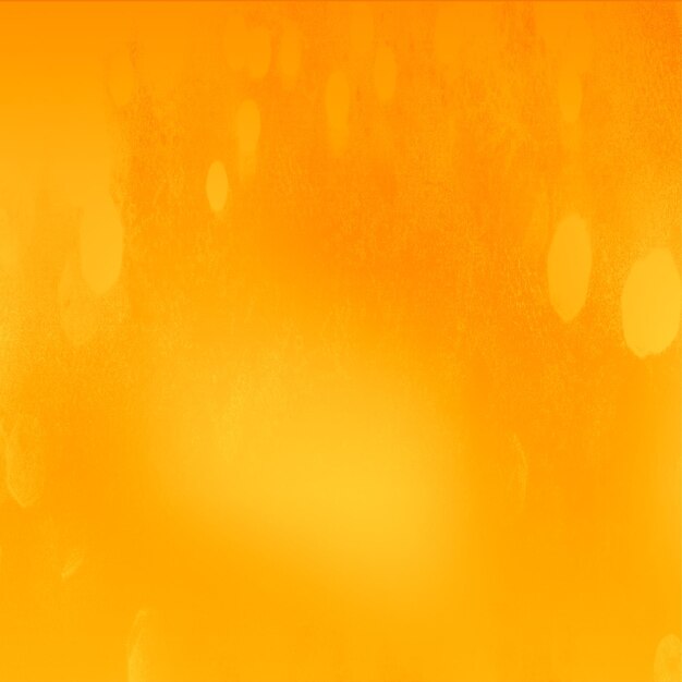 Orange bokeh square background with copy space for text or image