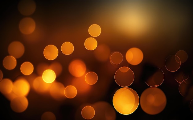 Orange Bokeh