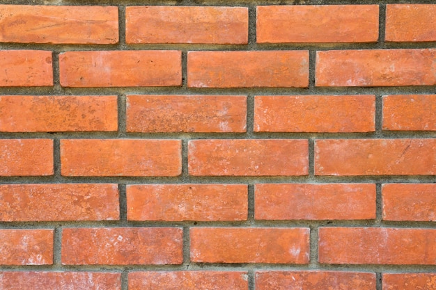 オレンジ色のレンガの壁の背景