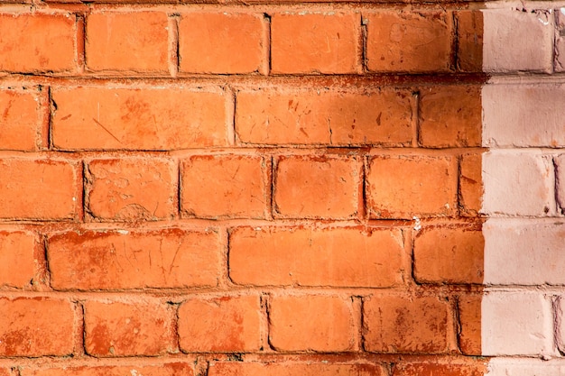 Orange brick wall, texture for design