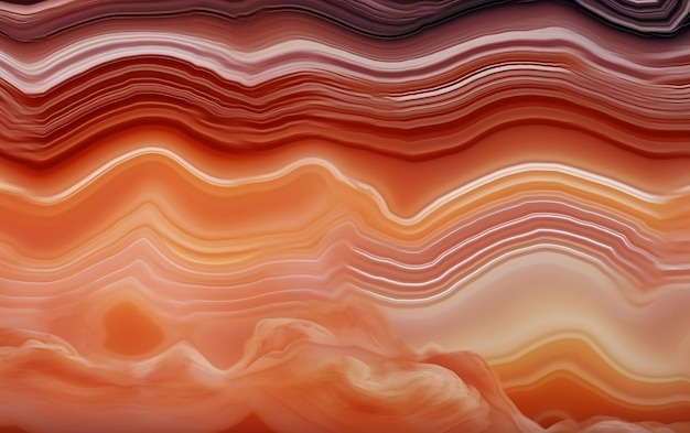 An orange and brown background with a swirly pattern.