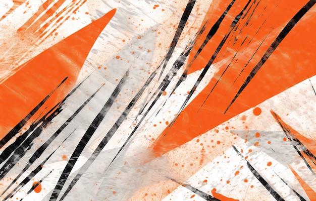 Orange brush stroke textured background