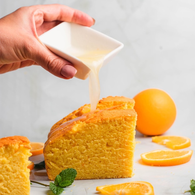 Photo orange cake