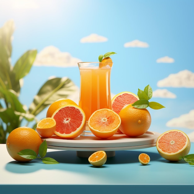 orange childfood colorful super realistic wallpaper