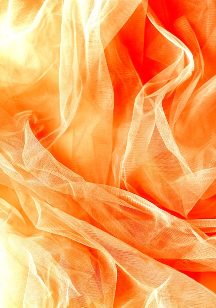 Photo orange cloth texture