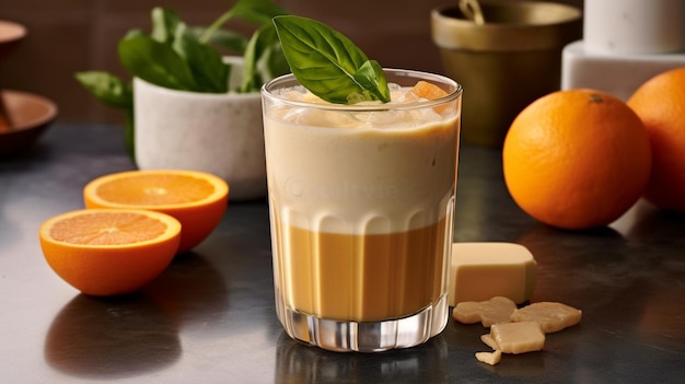 orange coffee HD 8K wallpaper Stock Photographic Image