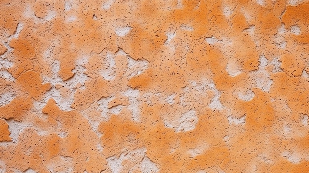 orange color damaged concrete wall