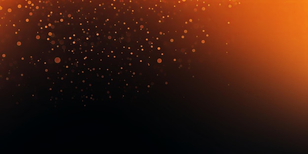 Foto gradiente di colore arancione sfondo granulato scuro bianco macchie astratte vibranti su nero texture di rumore eff