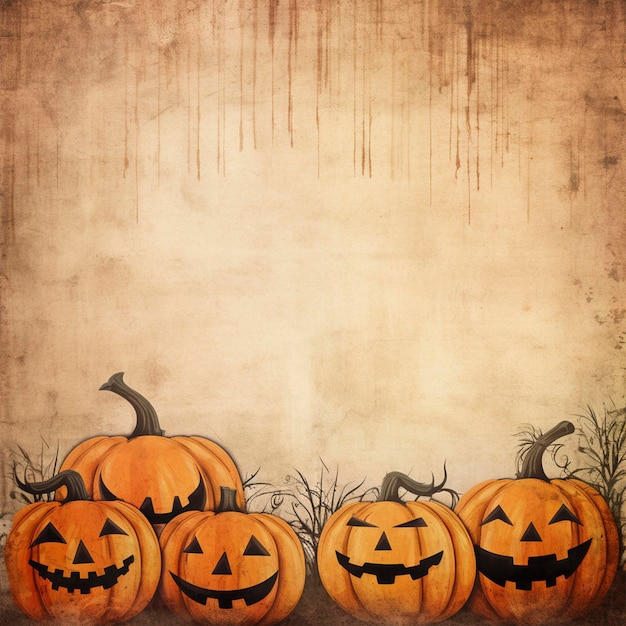 orange color halloween background