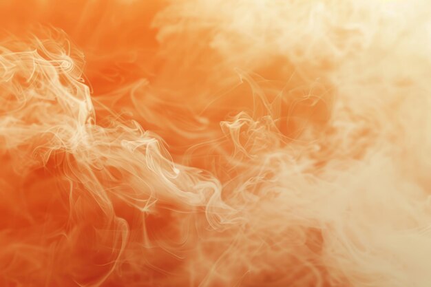 Orange colored abstract smoke background