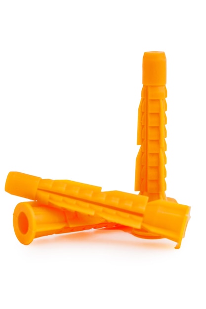 Orange colored dowels Instruments concept