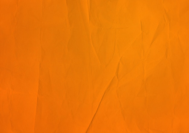 Foto fondo di struttura di carta sgualcito arancia