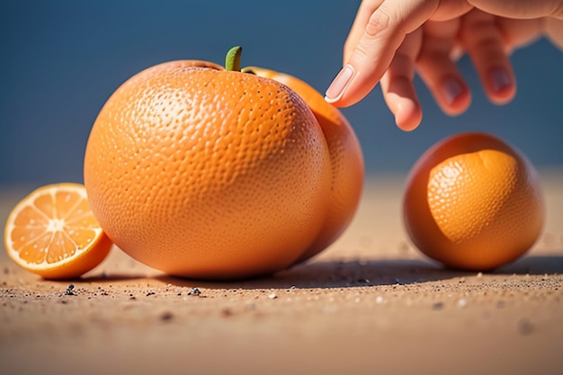사진 오렌지 맛있는 과일 보충 비타민 c 영양 건강 벽지 배경 일러스트