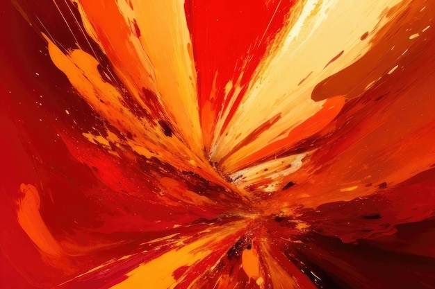 Оранжевый взрывной абстрактный фон