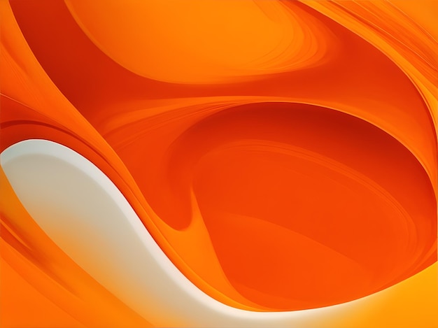 An orange flow wallpaper