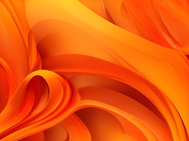 Photo an orange flow wallpaper