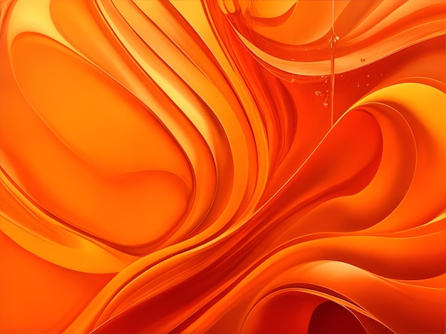 An orange flow wallpaper