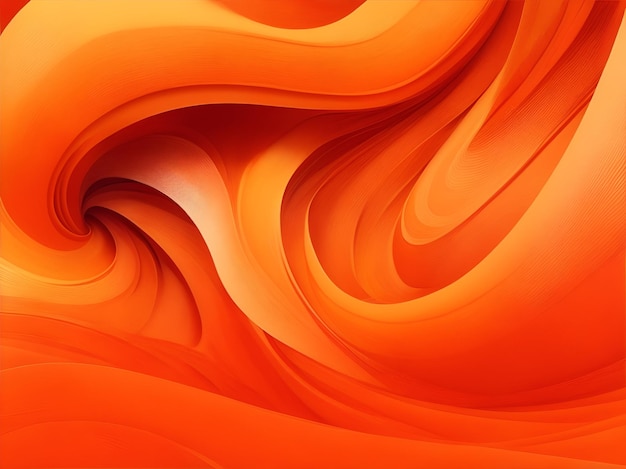 An orange flow wallpaper