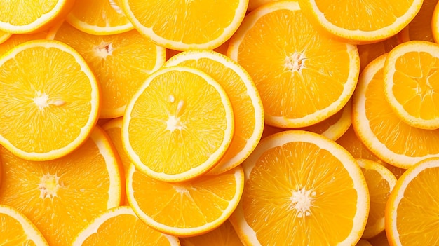 写真 オレンジフルーツとオレンジスライス 健康的な食事
