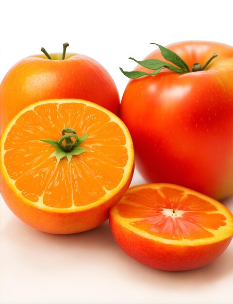 orange fruit apple tomato