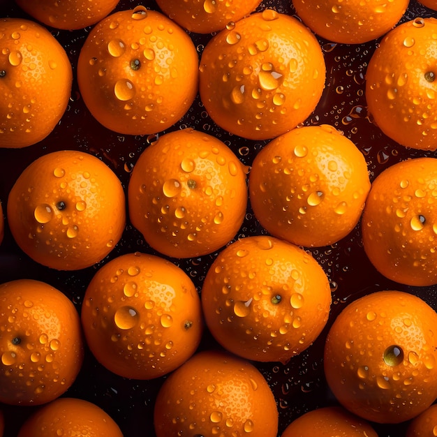 Orange fruit close up macro