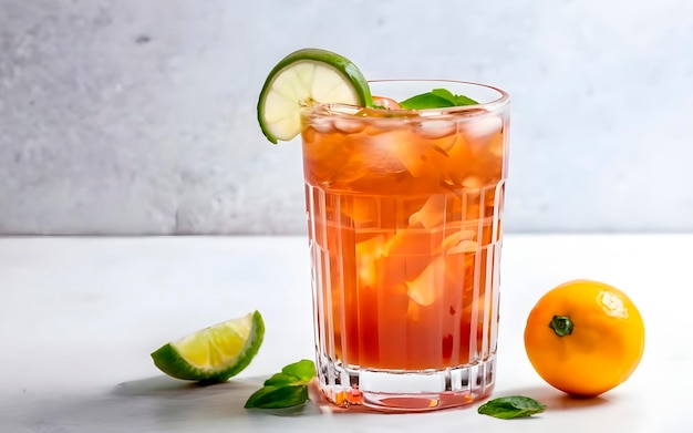 orange fruit drink
